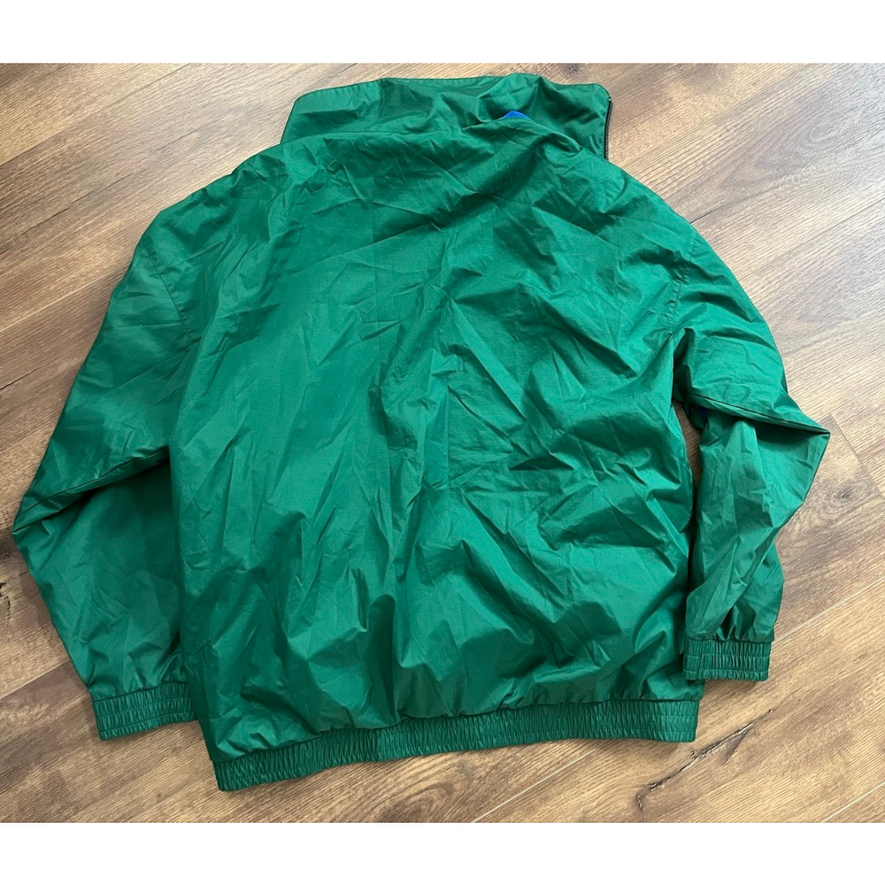 Adidas Trefoil 3 stripes track jacket green size L - Picture 5 of 13